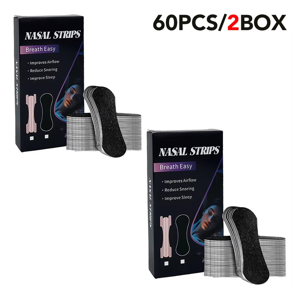 Anti Snoring Nose Strips for Breathing Correction Physical Expansion Breathable Nasal Patch Better Sleep Anti-Snoring Nasal Stri