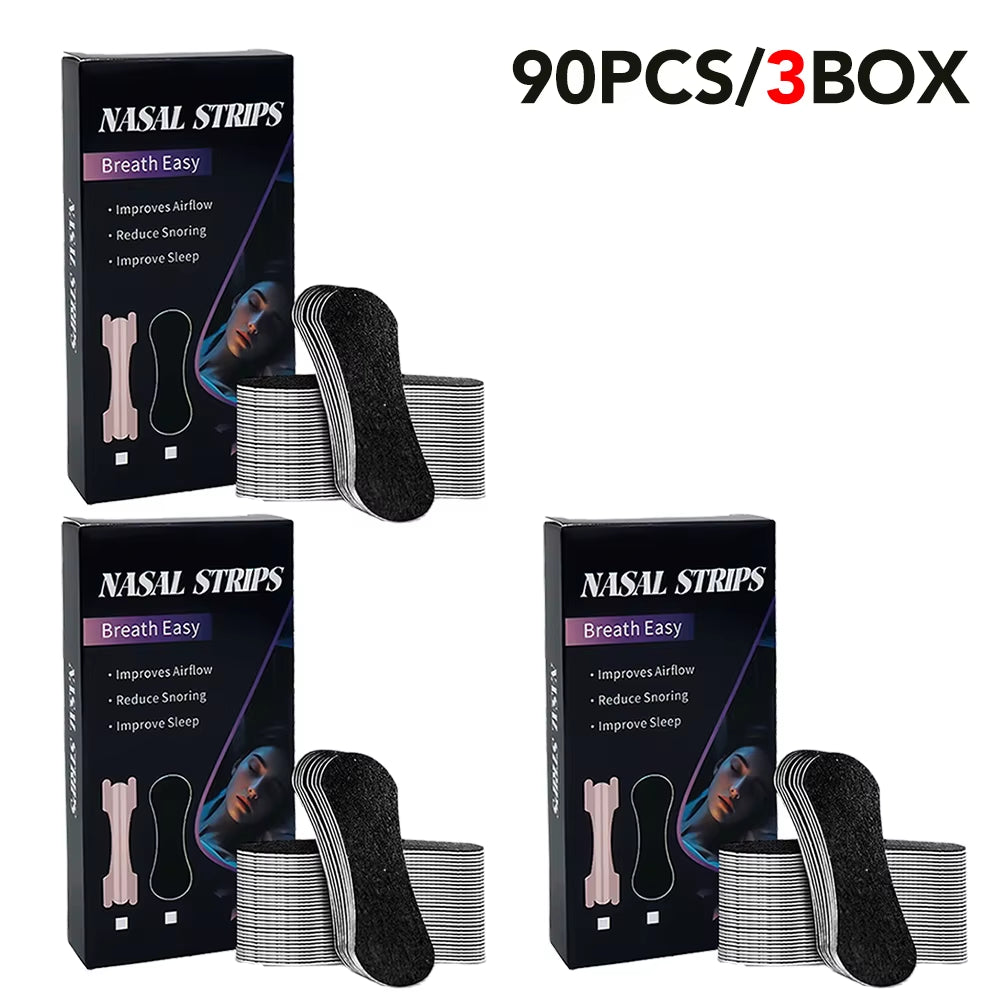 Anti Snoring Nose Strips for Breathing Correction Physical Expansion Breathable Nasal Patch Better Sleep Anti-Snoring Nasal Stri
