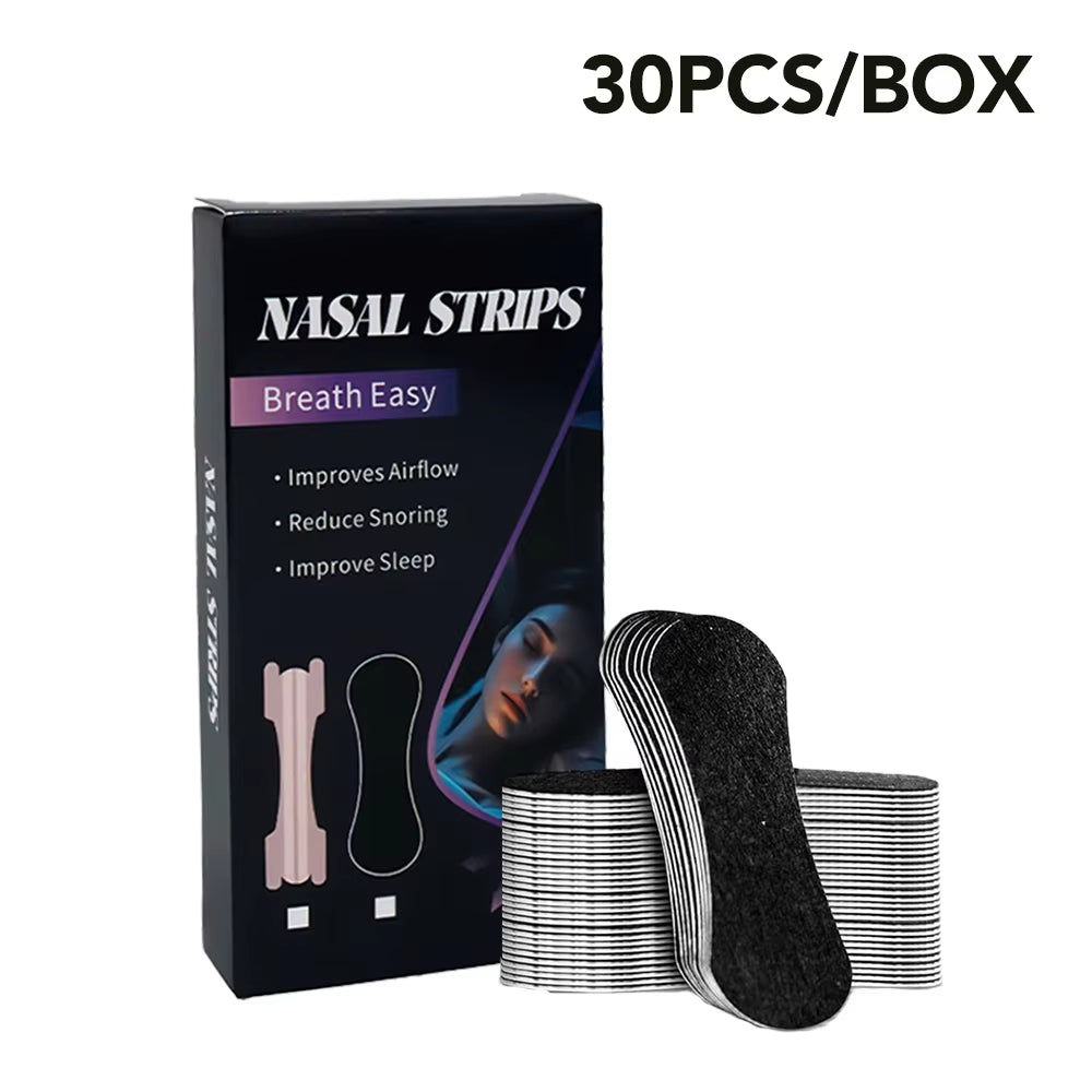 Anti Snoring Nose Strips for Breathing Correction Physical Expansion Breathable Nasal Patch Better Sleep Anti-Snoring Nasal Stri